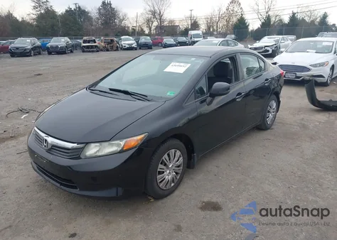 2012 Honda Civic Lx from USA, damaged, VIN 19XFB2F52CE313517